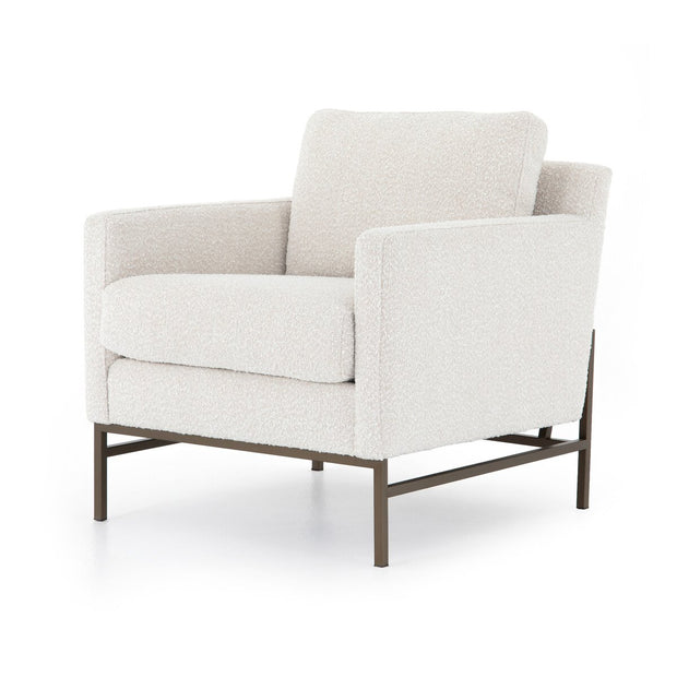 Four Hands Vanna Chair ~ Knoll Natural Upholstered Performance Fabric
