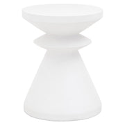 Essentials For Living Pawn Accent Table~ Ivory Concrete