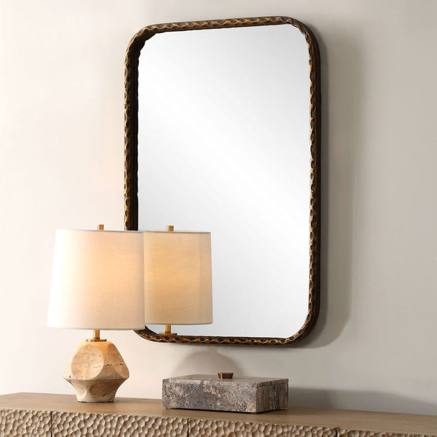 Uttermost A Little Knotty Aged Bronze Vanity Mirror