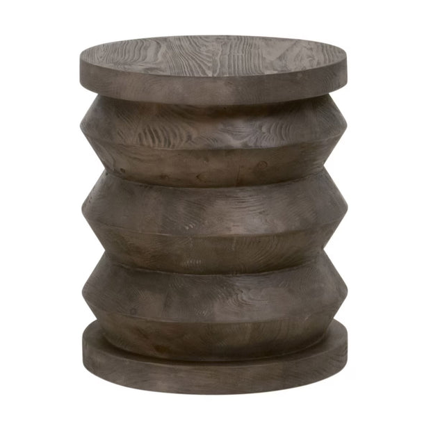 Essentials For Living Pier Accent Table~ Drift Brown Pine