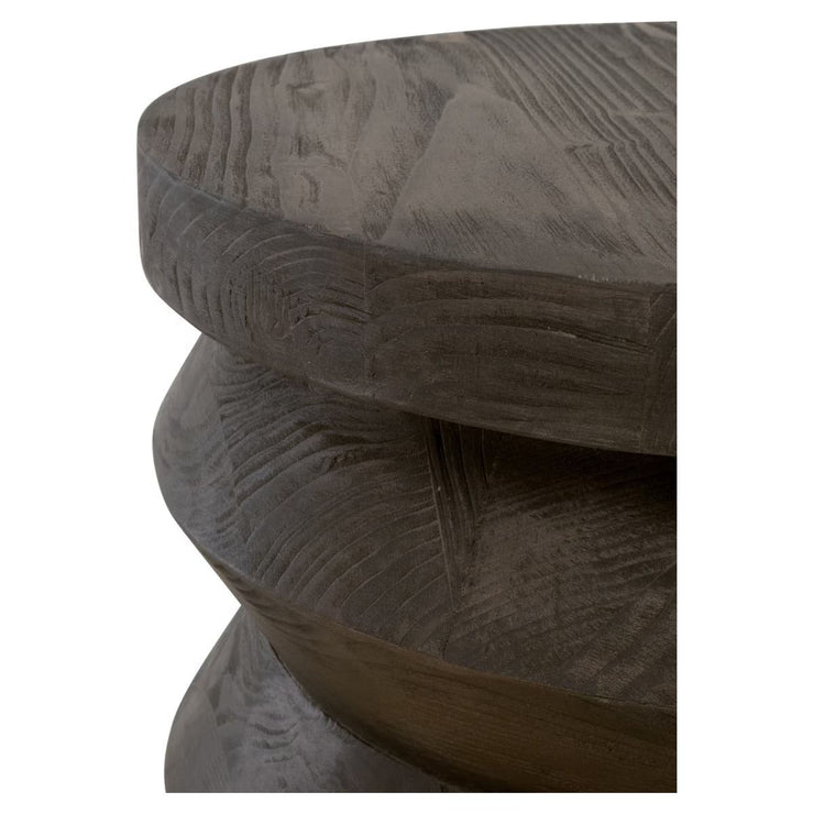 Essentials For Living Pier Accent Table~ Drift Brown Pine