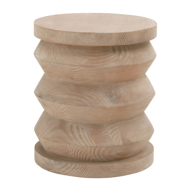 Essentials For Living Pier Accent Table~ Smoke Gray Pine