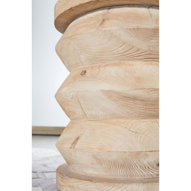 Essentials For Living Pier Accent Table~ Smoke Gray Pine
