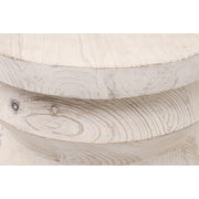 Essentials For Living Pier Accent Table~ White Wash Pine