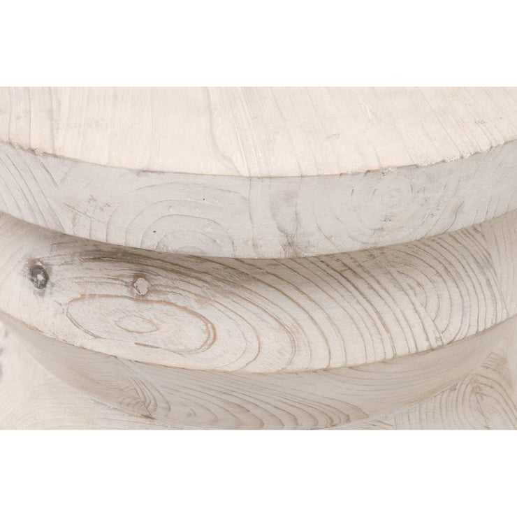 Essentials For Living Pier Accent Table~ White Wash Pine