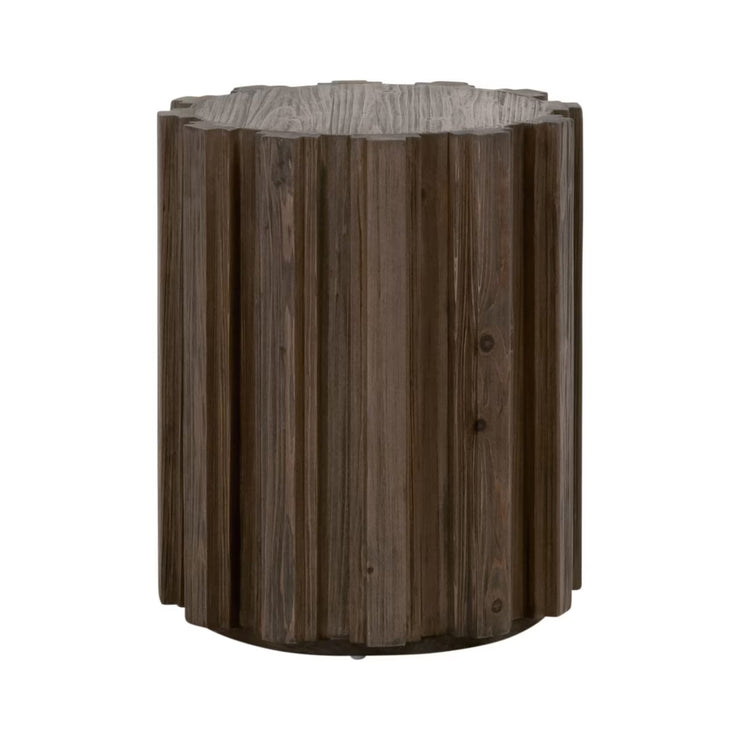 Essentials For Living Roma Accent Table~ Drift Brown Pine