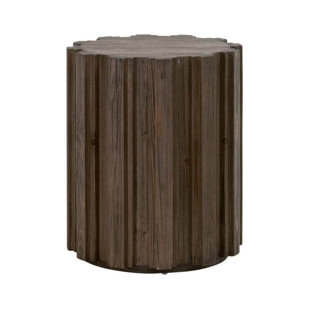 Essentials For Living Roma Accent Table~ Drift Brown Pine
