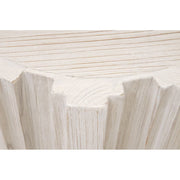 Essentials For Living Roma Accent Table~ White Wash Pine