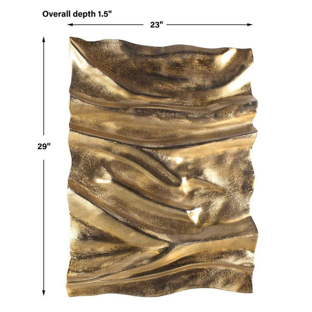Uttermost Undulate Metal Wall Panel ~ Indoor And Outdoor Use