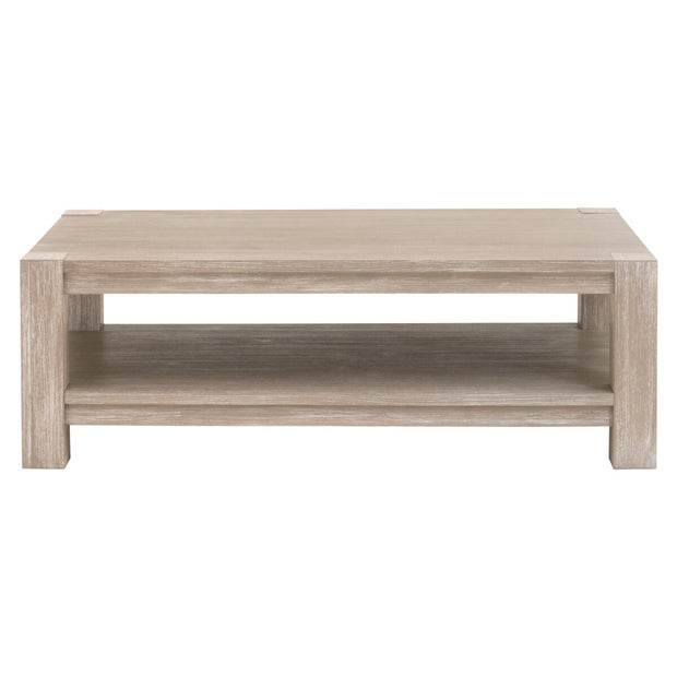 Essentials For Living Alder Coffee Table ~ Natural Gray Acacia