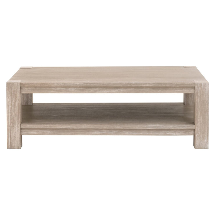 Essentials For Living Alder Coffee Table ~ Natural Gray Acacia