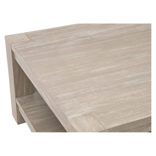 Essentials For Living Alder Coffee Table ~ Natural Gray Acacia