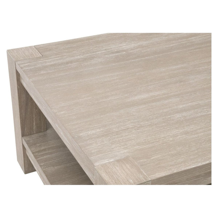 Essentials For Living Alder Coffee Table ~ Natural Gray Acacia