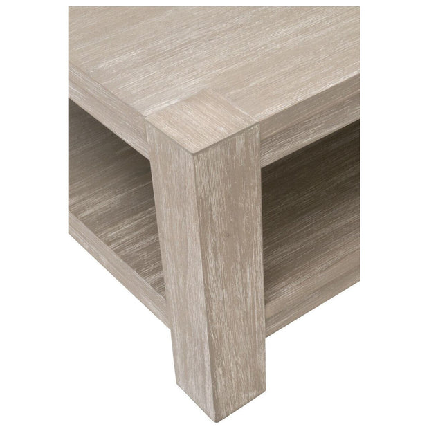 Essentials For Living Alder Coffee Table ~ Natural Gray Acacia
