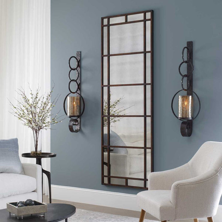 Uttermost Avidan Antique Rustic Bronze Mirror