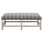 Essentials For Living Blakely Upholstered Coffee Table ~ LiveSmart Walden-Smoke, Natural Gray Birch