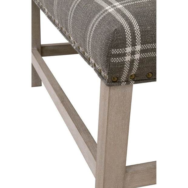 Essentials For Living Blakely Upholstered Coffee Table ~ LiveSmart Walden-Smoke, Natural Gray Birch
