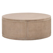 Essentials For Living Cane Coffee Table ~ Smoke Gray Oak, Smoke Gray Cane