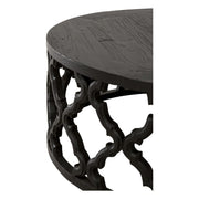 Essentials For Living Clover Large Coffee Table ~ Drift Brown Pine
