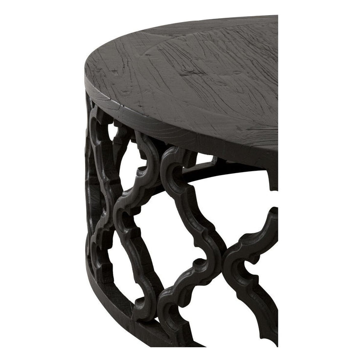 Essentials For Living Clover Large Coffee Table ~ Drift Brown Pine