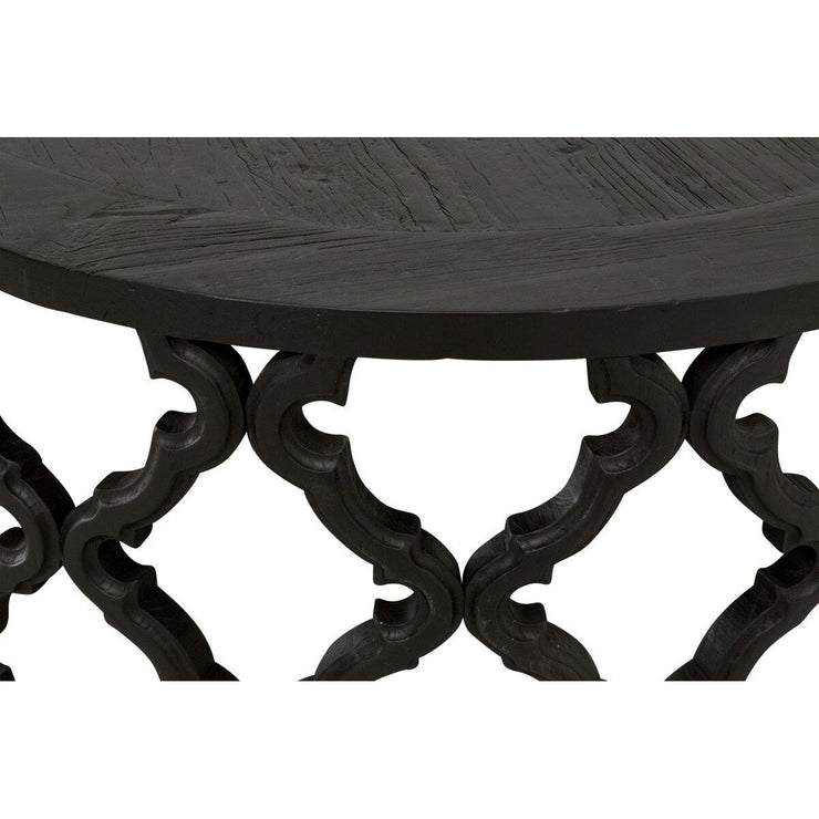Essentials For Living Clover Large Coffee Table ~ Drift Brown Pine