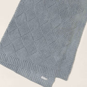 Barefoot Dreams CozyChic Moonbeam Diamond Weave Throw Blanket