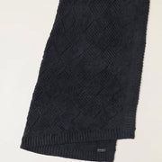 Barefoot Dreams CozyChic Carbon Diamond Weave Throw Blanket