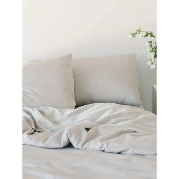 Cozy Earth Light Grey Bamboo Sheet Set Available in Queen and King Sizes