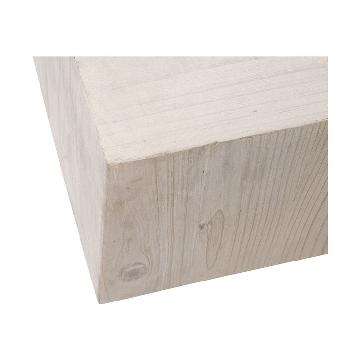 Essentials For Living Montauk Coffee Table ~ White Wash Pine