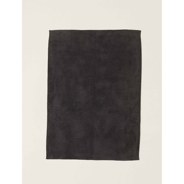 Barefoot Dreams CozyChic Carbon Waffle Throw Blanket