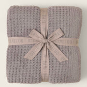 Barefoot Dreams CozyChic Beach Rock Waffle Throw Blanket