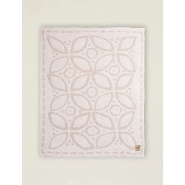 Barefoot Dreams CozyChic Covered in Prayer Throw Blanket ~ Blush and Pink Believe in Love