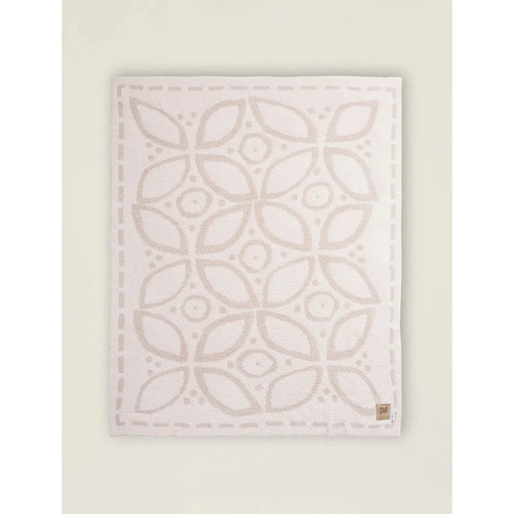 Barefoot Dreams CozyChic Covered in Prayer Throw Blanket ~ Blush and Pink Believe in Love