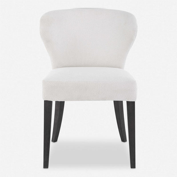 Uttermost Whisper Off White Boucle Set of 2 Dining Chairs