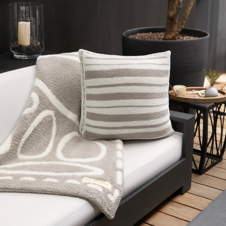 Barefoot Dreams CozyChic Covered in Prayer Throw Blanket ~ Linen and Cream Live With Grace