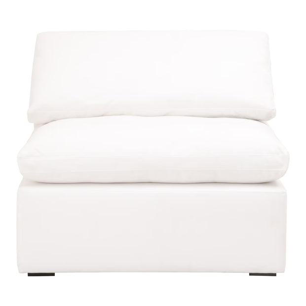 Essentials For Living Sky Modular Armless Chair ~ LiveSmart Peyton-Pearl Performance Fabric