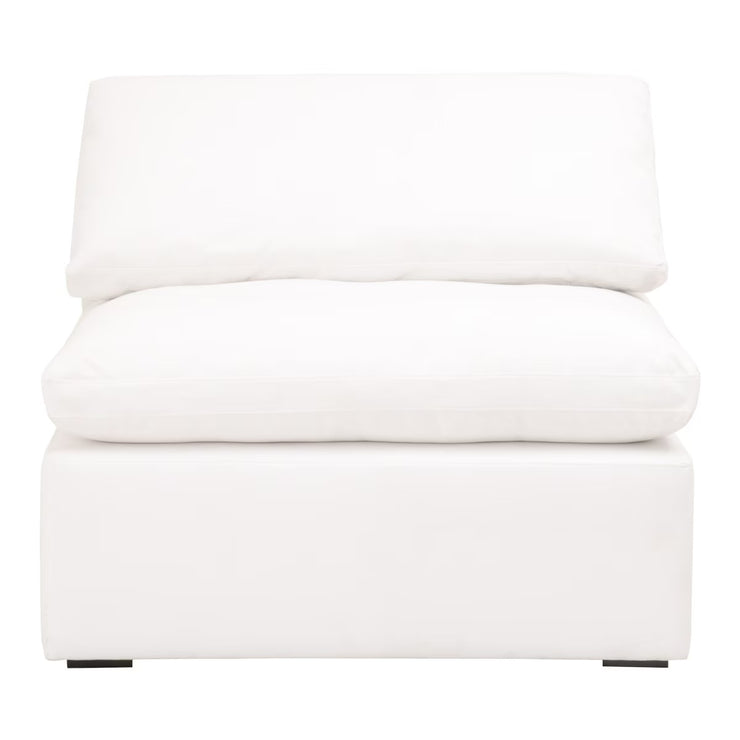 Essentials For Living Sky Modular Armless Chair ~ LiveSmart Peyton-Pearl Performance Fabric