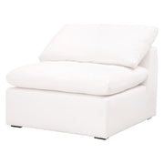 Essentials For Living Sky Modular Armless Chair ~ LiveSmart Peyton-Pearl Performance Fabric