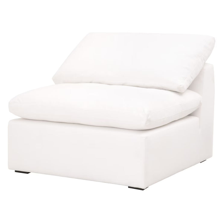 Essentials For Living Sky Modular Armless Chair ~ LiveSmart Peyton-Pearl Performance Fabric