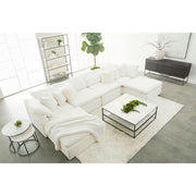 Essentials For Living Sky Modular Armless Chair ~ LiveSmart Peyton-Pearl Performance Fabric