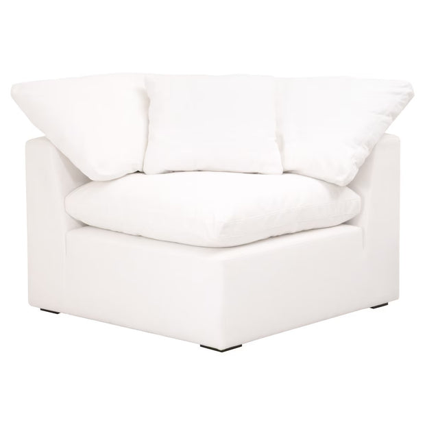Essentials For Living Sky Modular Corner Chair LiveSmart Peyton-Pearl Performance Fabric
