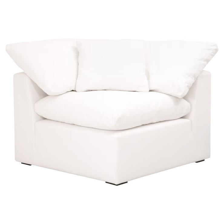 Essentials For Living Sky Modular Corner Chair LiveSmart Peyton-Pearl Performance Fabric