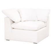 Essentials For Living Sky Modular Corner Chair LiveSmart Peyton-Pearl Performance Fabric