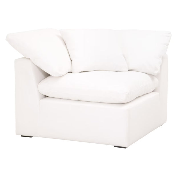 Essentials For Living Sky Modular Corner Chair LiveSmart Peyton-Pearl Performance Fabric