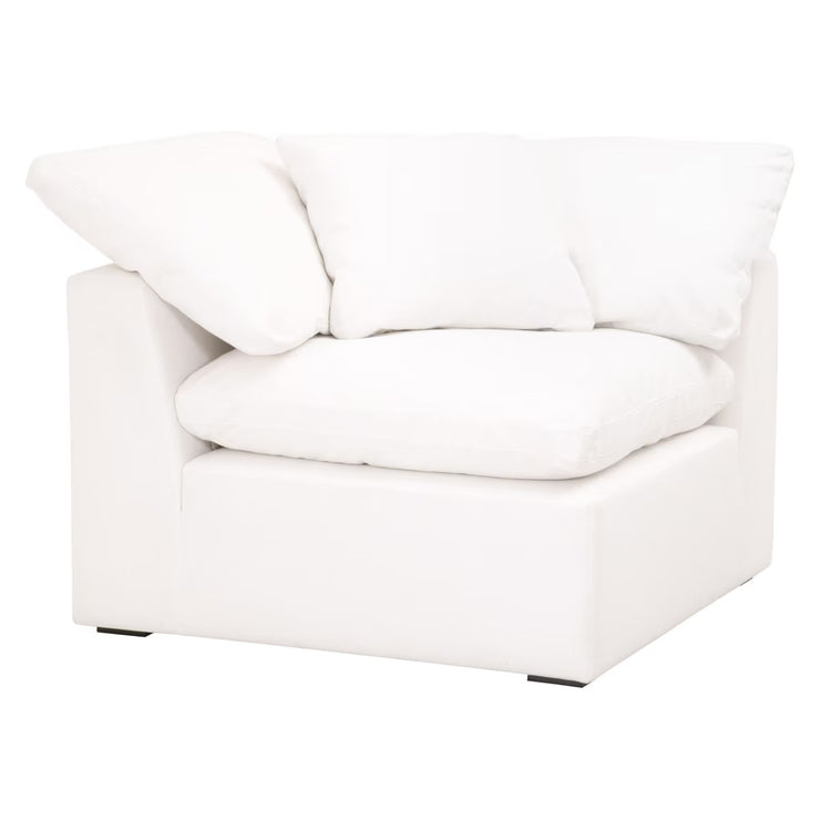 Essentials For Living Sky Modular Corner Chair LiveSmart Peyton-Pearl Performance Fabric