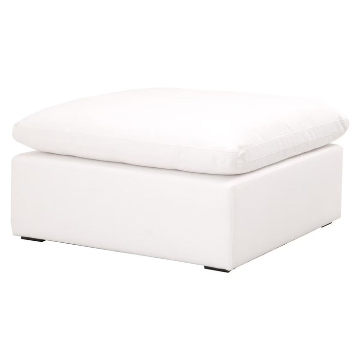 Essentials For Living Sky Modular Ottoman ~ LiveSmart Peyton-Pearl Performance Fabric