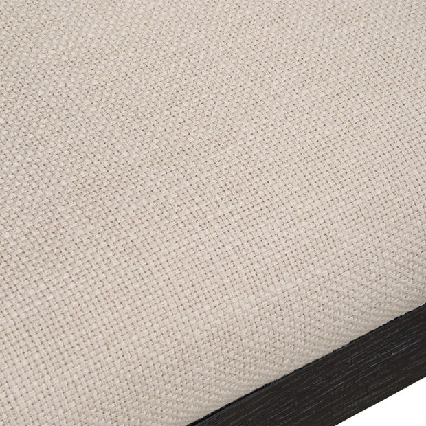 Uttermost Balboa Beige Linen Blend Fabric Dining Armchair