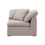 Essentials For Living Sky Modular Corner Chair ~ Latte Micro Boucle Performance Fabric