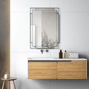Uttermost Stellan Matte Black Edged Mirror