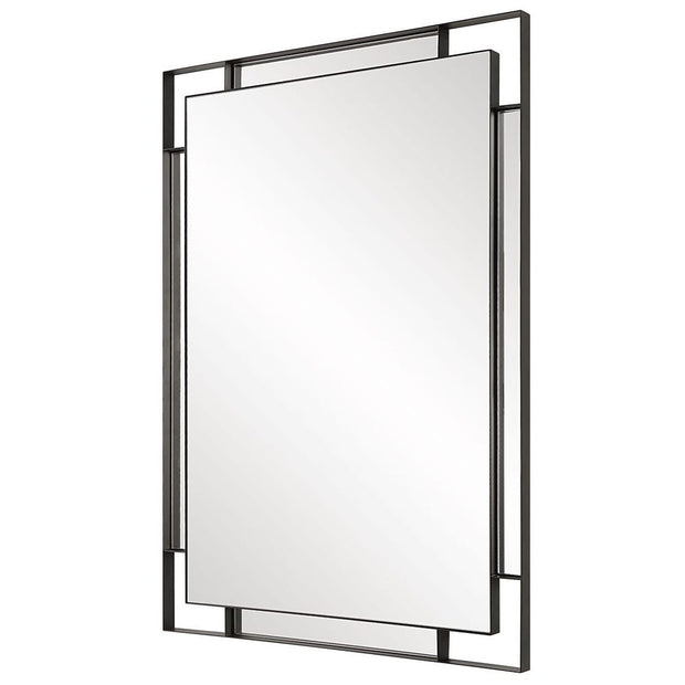 Uttermost Stellan Matte Black Edged Mirror